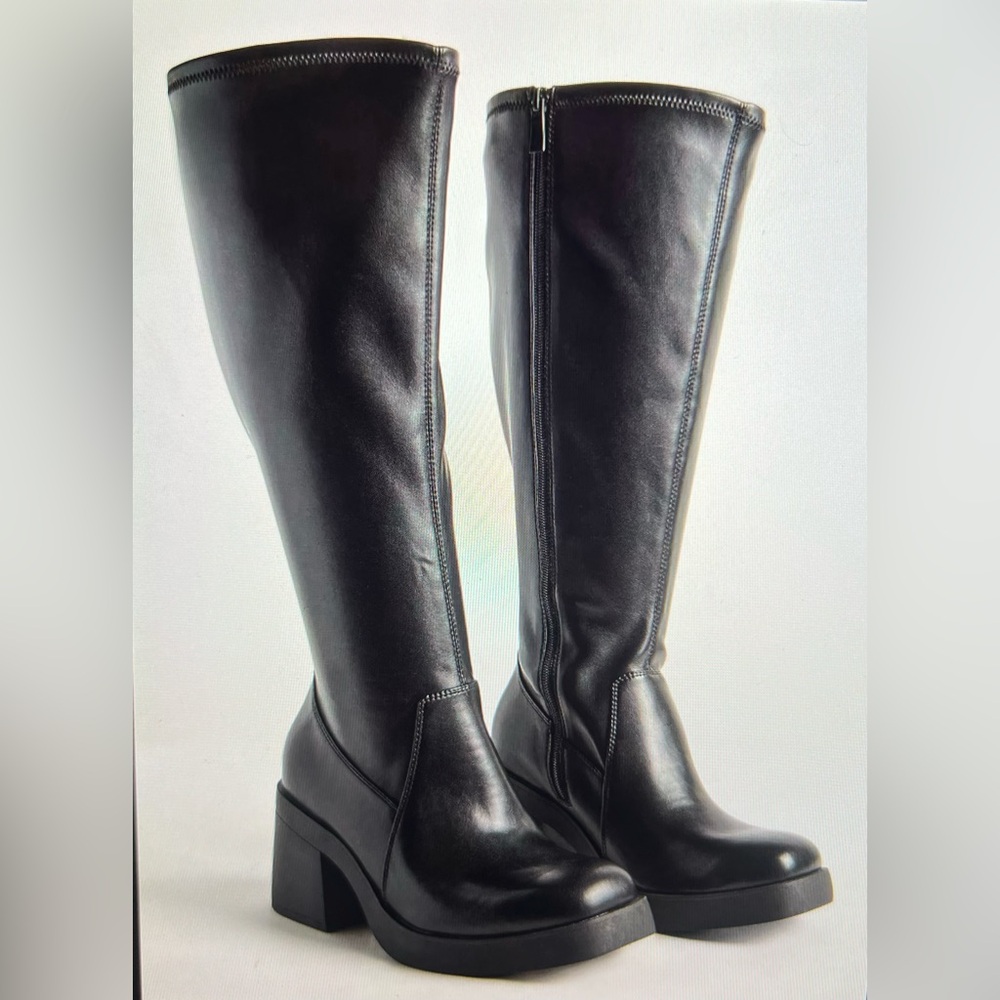 Torrid Black Stretch Knee Boot